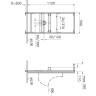 Система инсталляции для писсуаров VITRA FRAME 780-3800